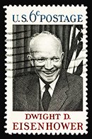 Dwight Eisenhower 1969 postage stamp