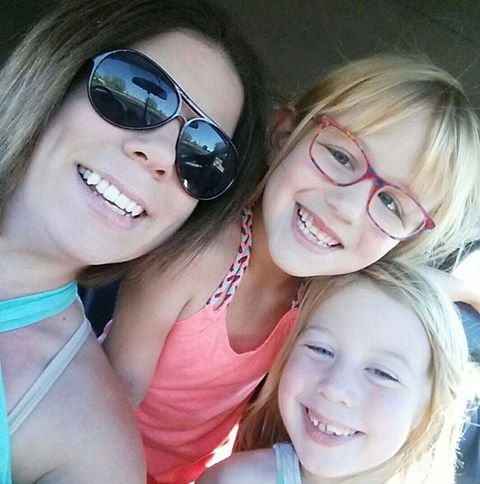 Chelse Brazel of Wausa, NE with her two daughters.