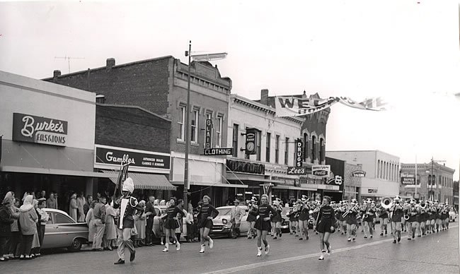 Parade in Blair, NE - 1959