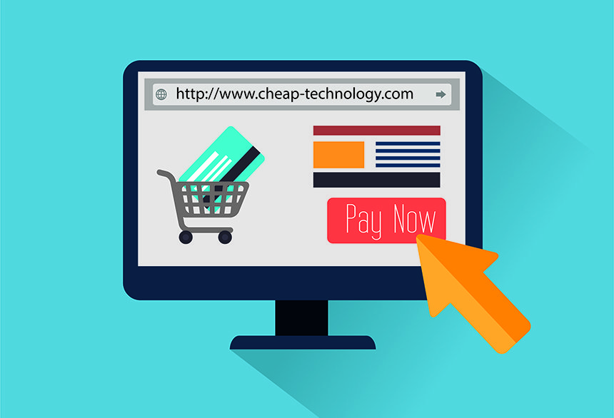 illustration of online payment portal