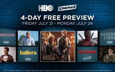 FREE HBO Preview Weekend Starting Tomorrow!