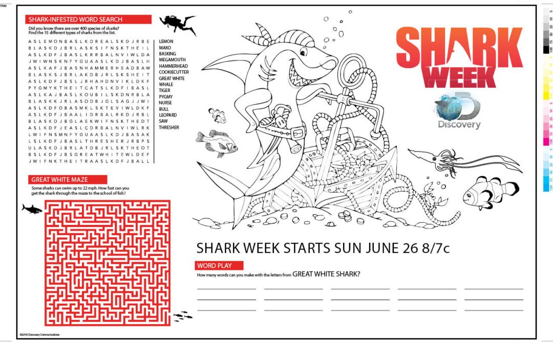 Shark Week Activity Sheet