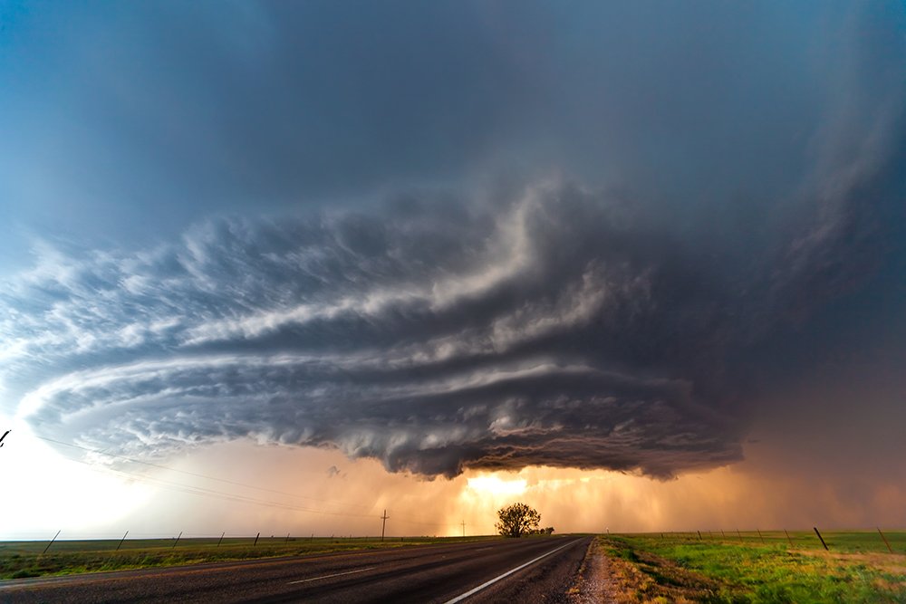 A huge storm near Panhandle - Oklahoma