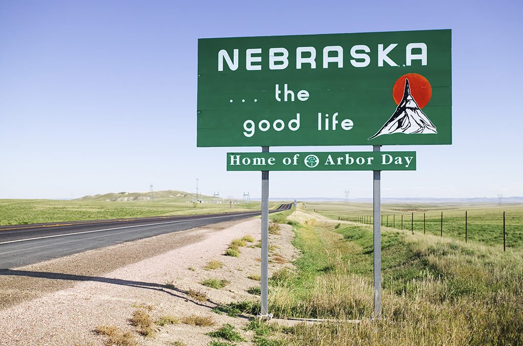 Nebraska... the good life sign