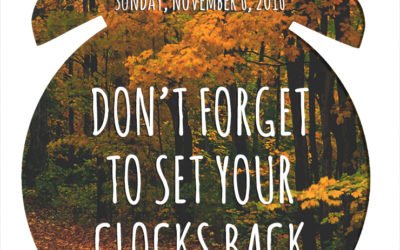 Time to Set The Clocks Back – Daylight Saving Time