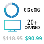 <b>Essential 1 GIG X 1 GIG</b> Starting at $118.95