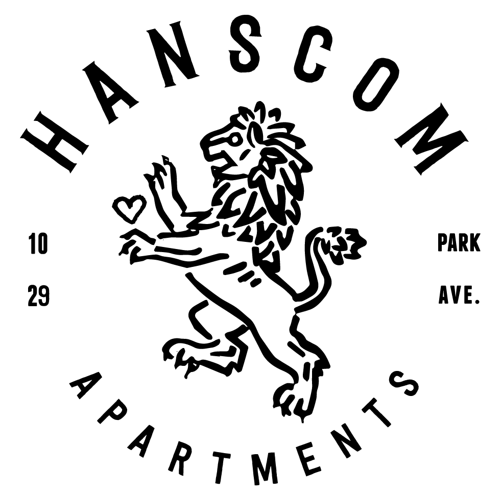 Hanscom logo transparent black